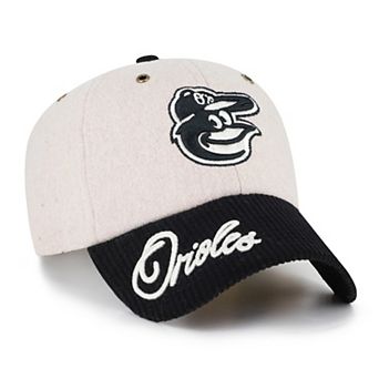 Women's '47 Natural/Black Baltimore Orioles Rope Script Clean Up Adjustable Hat