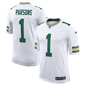 Men's Nike Micah Parsons White Green Bay Packers White Vapor Untouchable Stitched Limited Jersey