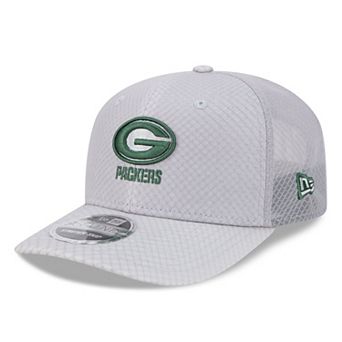 Men's New Era Gray Green Bay Packers Jock 9SEVENTY Adjustable Hat