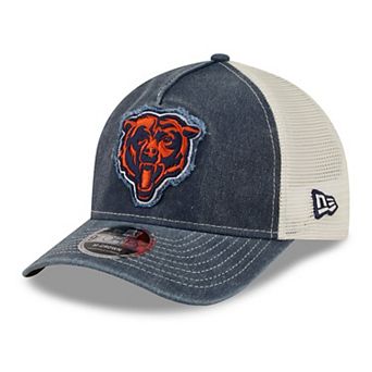 Men's New Era Navy Chicago Bears Fan 9FORTY A-Frame Trucker Adjustable Hat