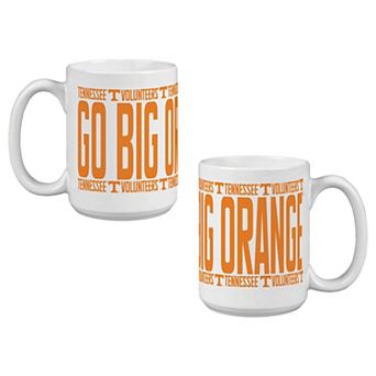 Indigo Falls Tennessee Volunteers Elevated Mug - Set of 2