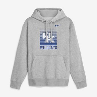 Men's Nike Heather Gray Kentucky Wildcats Primetime Gradient Square Club Hoodie