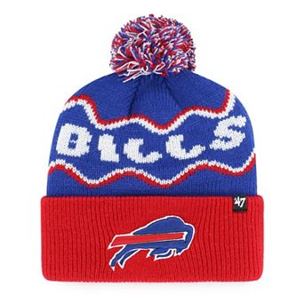 Preschool '47 Royal Buffalo Bills Squiggle Script Cuffed Knit Hat