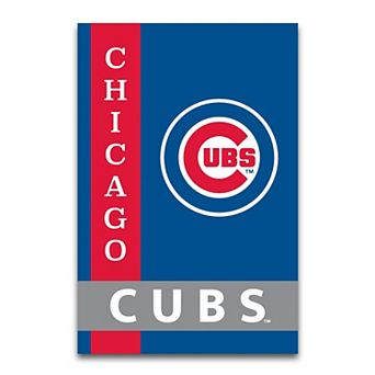 "Chicago Cubs 12"" x 18"" Double-Sided Garden Flag"