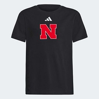Youth adidas Black Nebraska Huskers Fresh T-Shirt