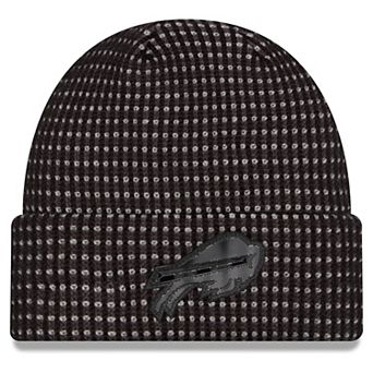 Men's New Era Black Buffalo Bills 2026 Sideline Cold Weather Cuffed Knit Hat