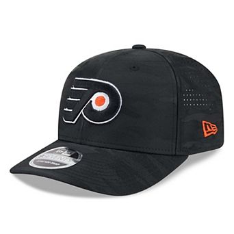 Men's New Era Black Philadelphia Flyers Camo 9SEVENTY Perforated Adjustable Hat