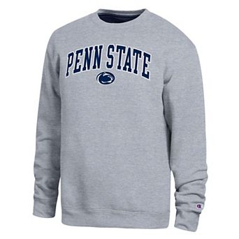 Men's Champion Heather Gray Penn State Nittany Lions Arch Sweatshirt