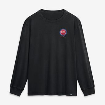 Men's Fanatics Black Detroit Pistons Coaching Time Long Sleeve T-Shirt