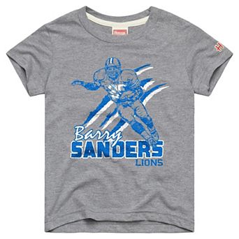 Youth Homage Barry Sanders Detroit Lions Gray Retired Greats T-Shirt
