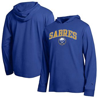 Men's Champion Royal Buffalo Sabres All-Star Lightweight Hooded Long Sleeve T-Shirt