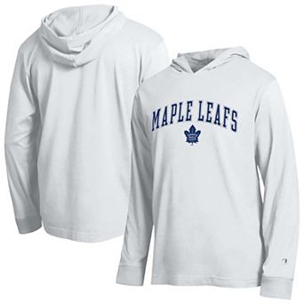 Men's Champion White Toronto Maple Leafs All-Star Lightweight Hooded Long Sleeve T-Shirt