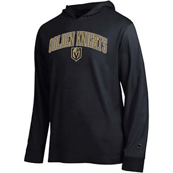 Men's Champion Black Vegas Golden Knights All-Star Lightweight Hooded Long Sleeve T-Shirt
