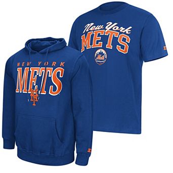 Men's Starter Royal New York Mets Logo Hoodie & T-Shirt Combo Pack