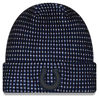 Men's New Era Black Indianapolis Colts 2026 Sideline Cold Weather Cuffed Knit Hat