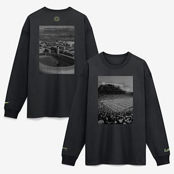 Men's Nike Black Oregon Ducks Origin of Speed Max90 Long Sleeve T-Shirt