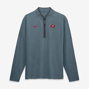 Men's Nike Anthracite Tampa Bay Buccaneers Dri-FIT Victory Half-Zip Pullover