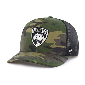Men's '47 Camo Florida Panthers Trucker Snapback Hat