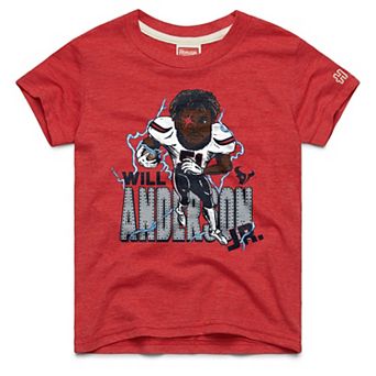 Youth Homage Will Anderson Jr. Red Houston Texans Caricature T-Shirt