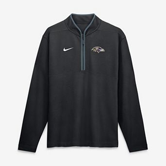 Men's Nike Black Baltimore Ravens Dri-FIT Victory Half-Zip Pullover