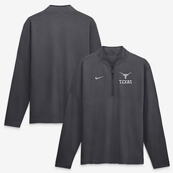 Men's Nike Anthracite Texas Longhorns Dri-FIT Victory Half-Zip Pullover