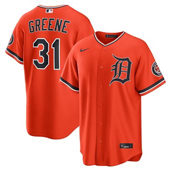 Men's Nike Riley Greene Orange Detroit Tigers Alternate Stadium Jersey