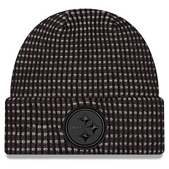 Men's New Era Black Pittsburgh Steelers 2026 Sideline Cold Weather Cuffed Knit Hat