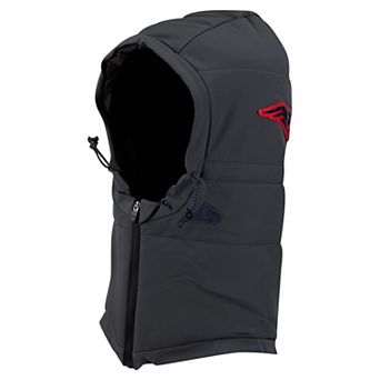 Men's New Era Charcoal New England Patriots 2026 Sideline Cold Weather Adjustable Quilted Hood