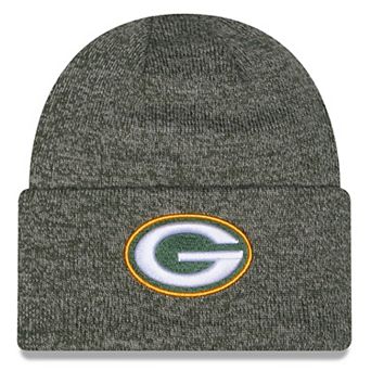 Youth New Era Green Green Bay Packers Marled Cuffed Knit Hat