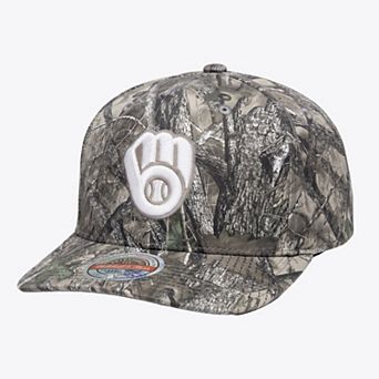 Men's Mitchell & Ness Camo Milwaukee Brewers Timber Trail Snapback Hat