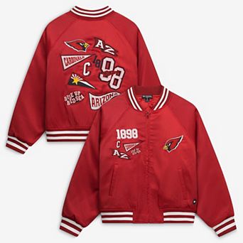 Women's The Wild Collective Cardinal Arizona Cardinals Raglan Satin Jacket