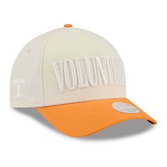 Women's New Era White/Tennessee Orange Tennessee Volunteers Tonal 9FORTY A-Frame Adjustable Hat
