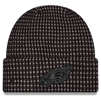 Men's New Era Black Philadelphia Eagles 2026 Sideline Cold Weather Cuffed Knit Hat