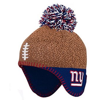 Preschool Outerstuff Brown New York Giants Football Head Knit Hat