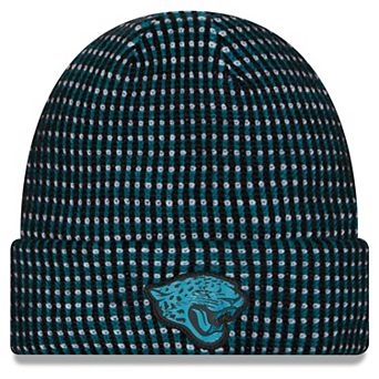 Men's New Era Teal Jacksonville Jaguars 2026 Sideline Cold Weather Cuffed Knit Hat