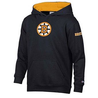 Youth Champion Black Boston Bruins Fleece Hoodie