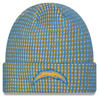 Men's New Era Powder Blue Los Angeles Chargers 2026 Sideline Cold Weather Cuffed Knit Hat