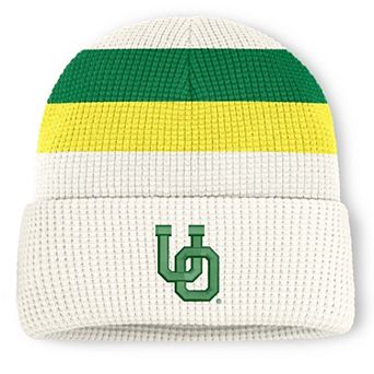 Unisex Nike White Oregon Ducks Legacy Letter Cuffed Knit Hat