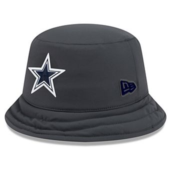 Men's New Era Charcoal Dallas Cowboys 2026 Sideline Cold Weather Bucket Hat