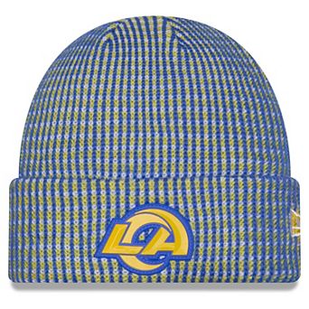 Men's New Era Royal Los Angeles Rams 2026 Sideline Cold Weather Cuffed Knit Hat