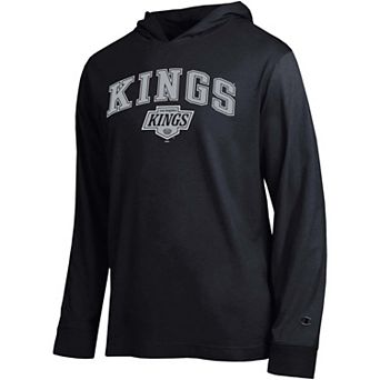 Men's Champion Black Los Angeles Kings All-Star Lightweight Hooded Long Sleeve T-Shirt