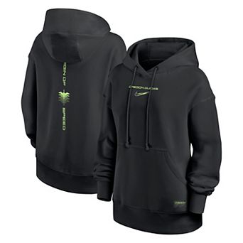 Women's Nike Black Oregon Ducks Oversized Origin of Speed Phoenix Legacy Hoodie