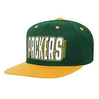 Youth Outerstuff Green/Gold Green Bay Packers Snapback Hat