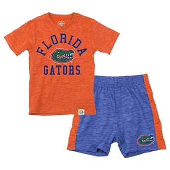 Toddler Wes & Willy Orange Florida Gators Cloudy Yarn T-Shirt and Shorts Set
