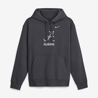 Men's Nike Anthracite Alabama Crimson Tide Club Fleece Hoodie
