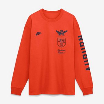 Men's Nike Orange Auburn Tigers Max 90 Legacy Multi Graphic Long Sleeve T-Shirt