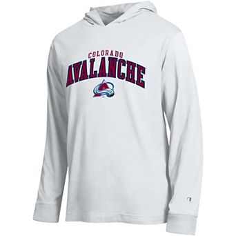 Men's Champion White Colorado Avalanche All-Star Lightweight Hooded Long Sleeve T-Shirt