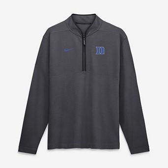 Men's Nike Anthracite Duke Blue Devils Dri-FIT Victory Half-Zip Pullover
