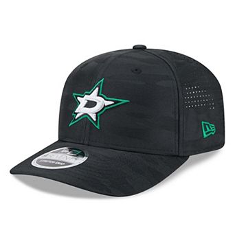 Men's New Era Black Dallas Stars Camo 9SEVENTY Perforated Adjustable Hat