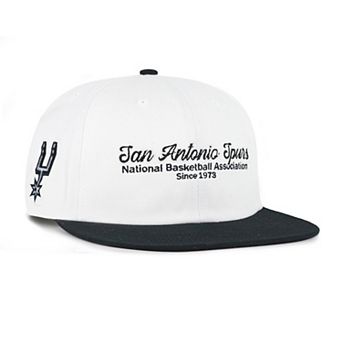 Men's '47 Cream San Antonio Spurs Script Stack Captain Snapback Hat